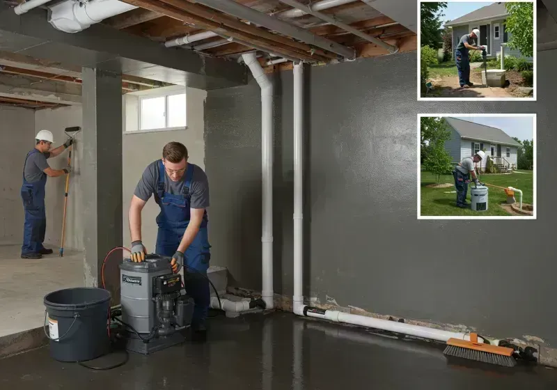 Basement Waterproofing and Flood Prevention process in Mooresville, IN